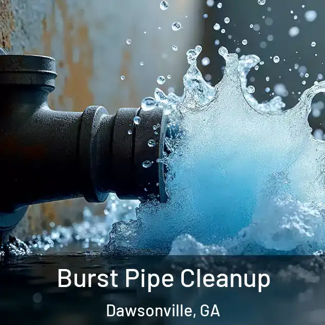  Burst Pipe Cleanup Dawsonville, GA