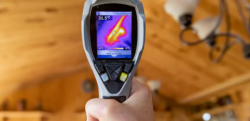 Infrared Camera Roof Leak Detection in Dawsonville