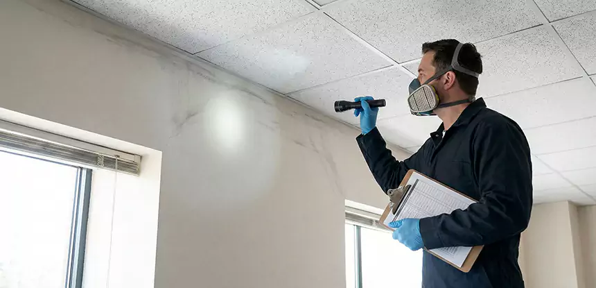 Ceiling Water Damage Inspection in Dawsonville