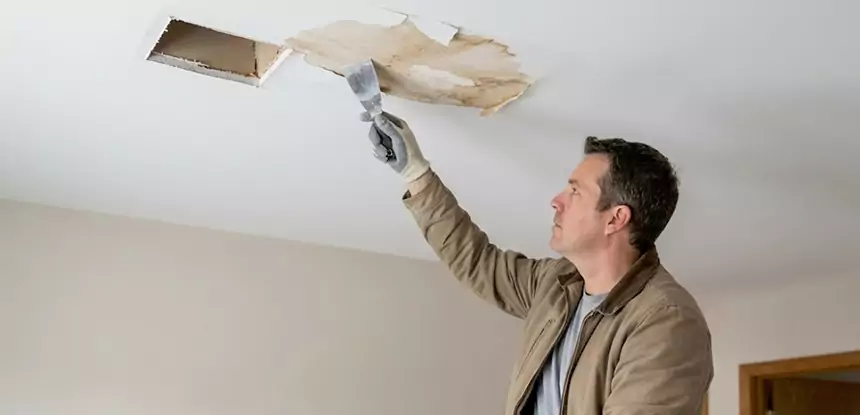 Dry Ceiling After Water Leak in Dawsonville