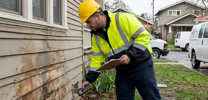 Water Damage Exterior Wall Dawsonville