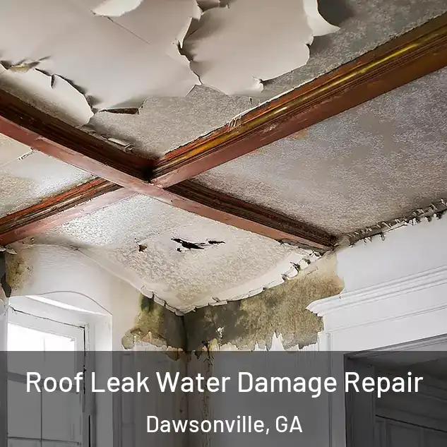  Roof Leak Water Damage Repair Dawsonville, GA