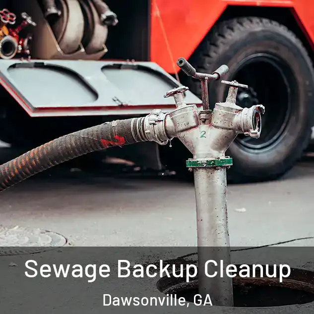  Sewage Backup Cleanup Dawsonville, GA