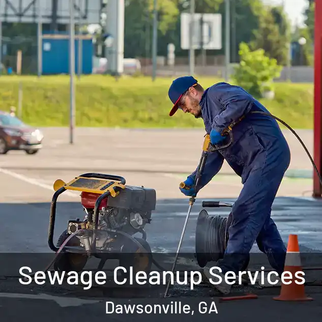  Sewage Cleanup Services Dawsonville, GA
