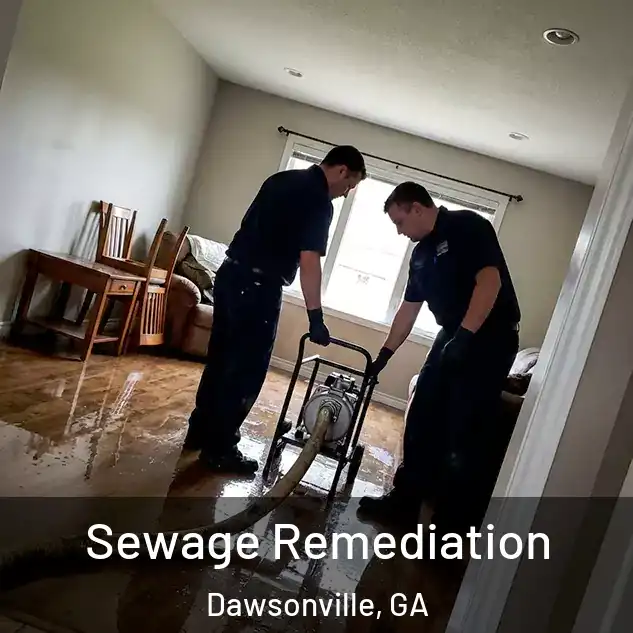  Sewage Remediation Dawsonville, GA